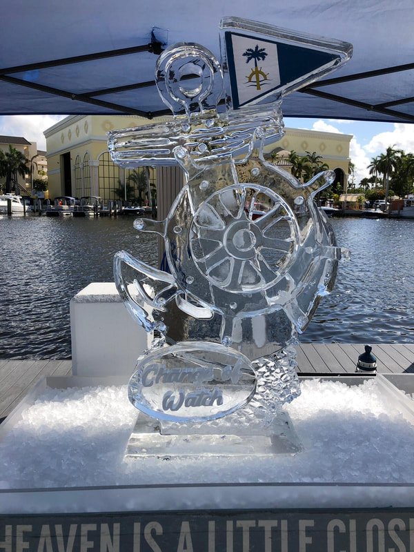 Ice sculpture delivered in St. Augustine